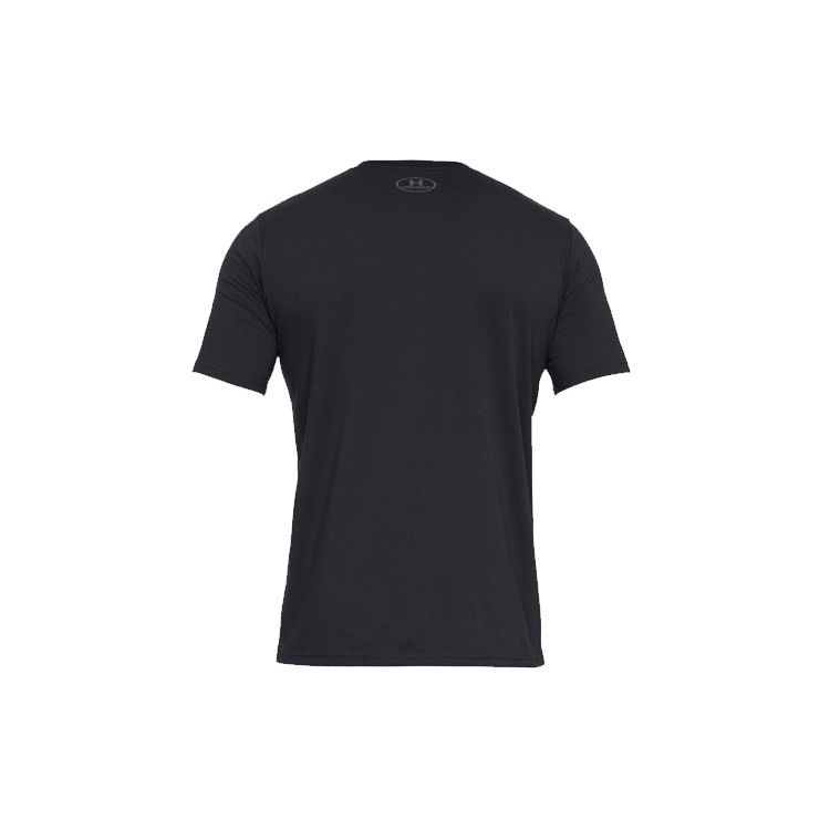 Under Armour Sports Training Logo Crew Neck T-Shirt Men Tops Black 1329581-001