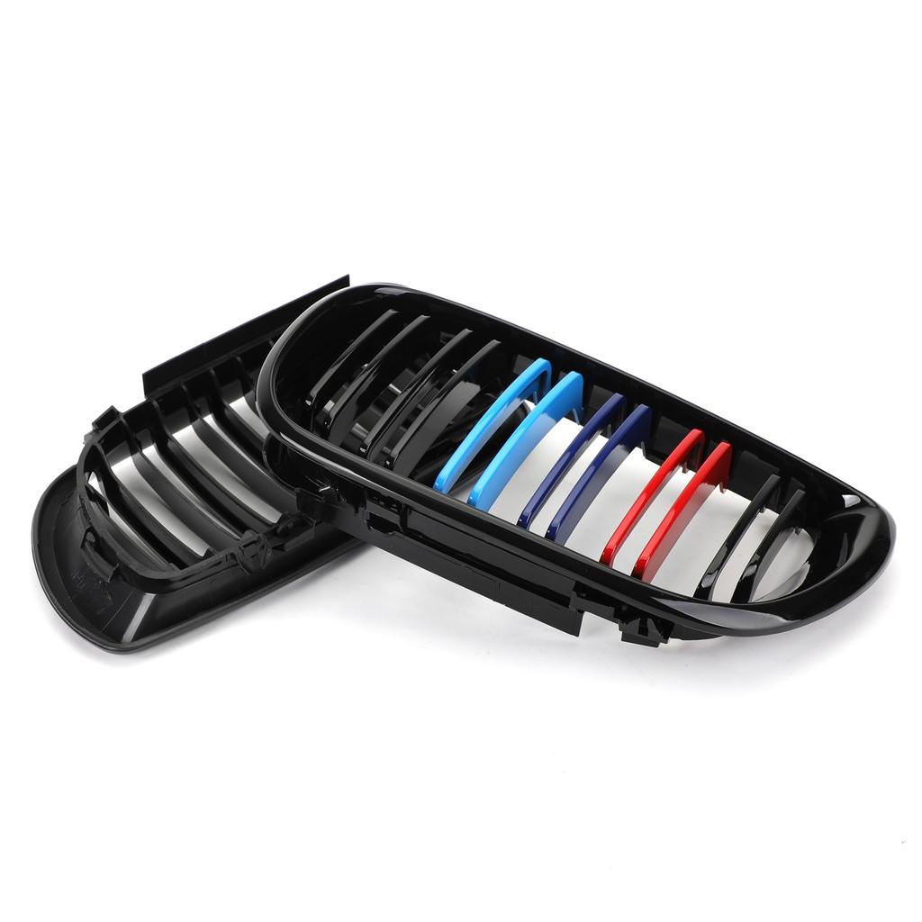 Front Kidney Hood Grille Grill For BMW E46 3 Series 4 Door 2002-2005 M-Color