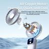 Portable Mini Foldable Desktop Fan: Rechargeable via TYPE-C, Comes with Lanyard, Customizable LOGO
