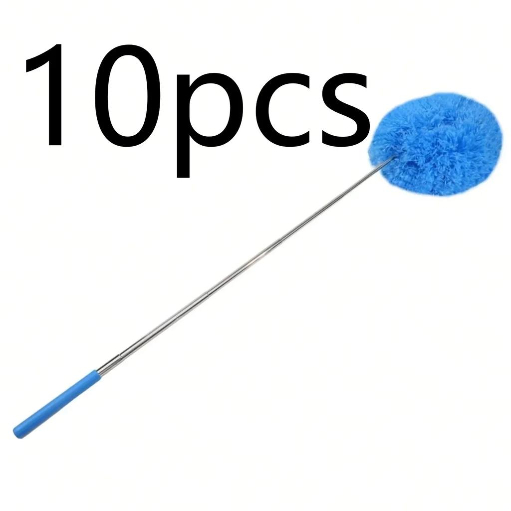 1PC Microfiber Ceiling Fan Duster Extends Up To 80cm Long Handled Dust Locking Reusable Cleaner Brush Home Cleaning Tool