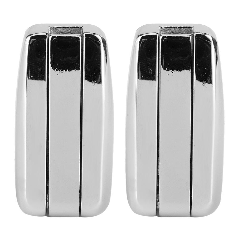 2 Stück Zinklegierung Verdeckter Haken Kleidung Hüte Handtuchhalter Zubehör für Automobile Wohnmobile Silber