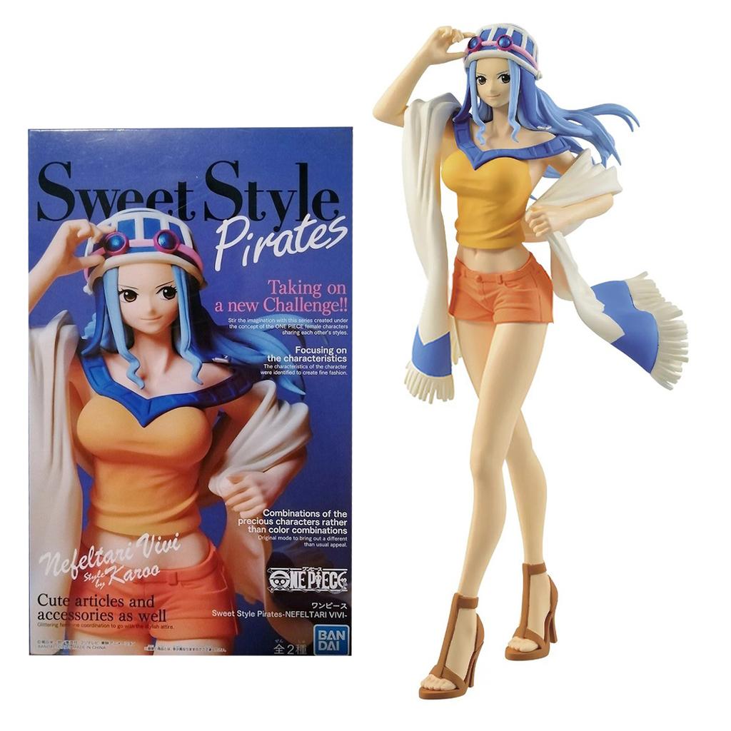 Anime One Piece Figure Sweet Style Pirates Nefeltari Vivi GRANDLINE JOURNEY Boa Hancock Nami Action Figure Model Toys In Stock