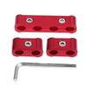Aluminum Alloy Spark Plug Wire Separator 8mm 9mm 10mm Engine Wire Divider Kit (12 Pcs)