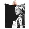 Super měkká deka Freddie Mercury Plyšová přehozová deka pro kluky a holky Nová domácí dekorace Flanelové přehozy na postel Potahy na pohovku