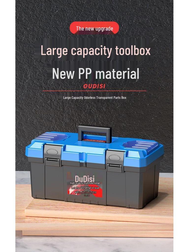 Multifunctional Portable Tool Storage Box for Electricians – Large Industrial & Household Use