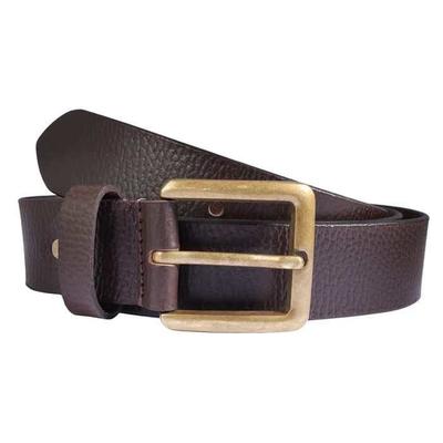 Belt - LEONARDO VERRELLI - Model 90 Cm - Genuine Leather - Brown - Pin Buckle