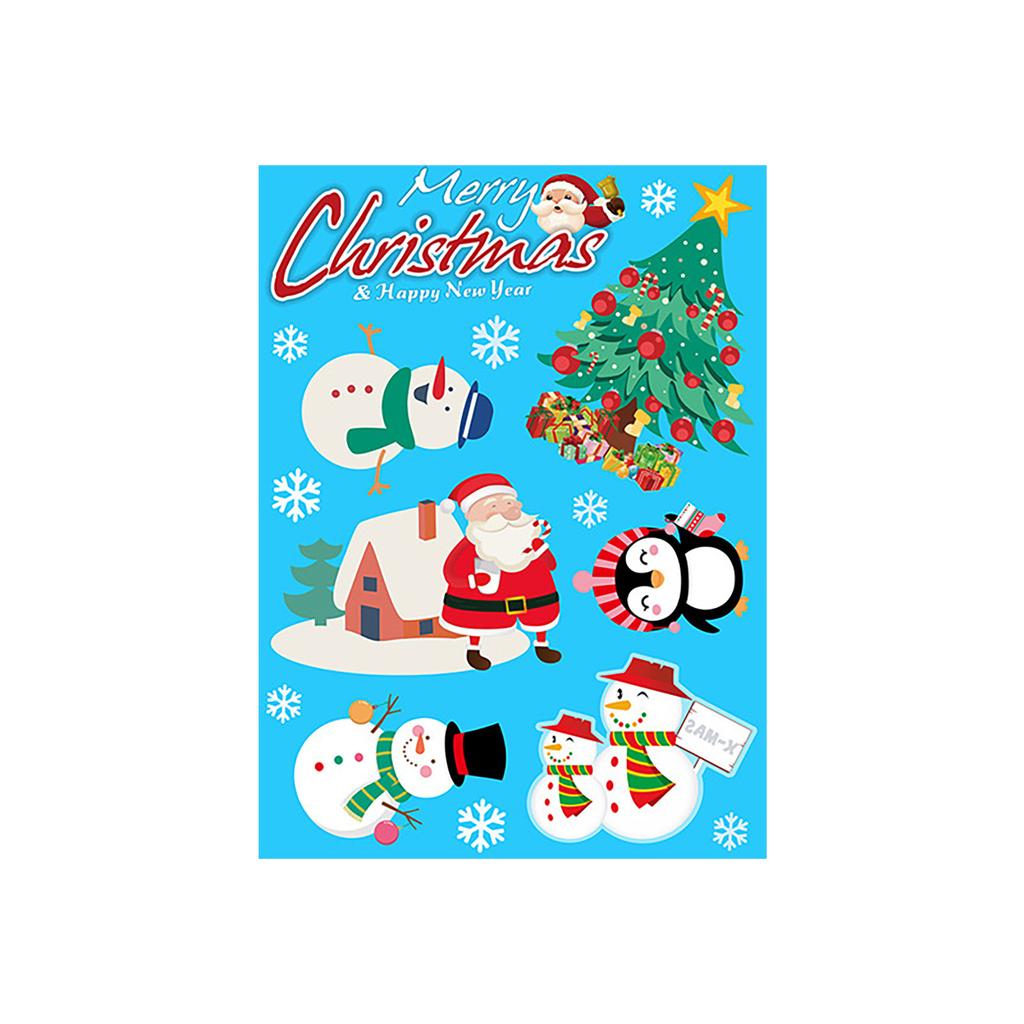 Electrostatic Glass Stickers Christmas And Christmas Stickers Walls
