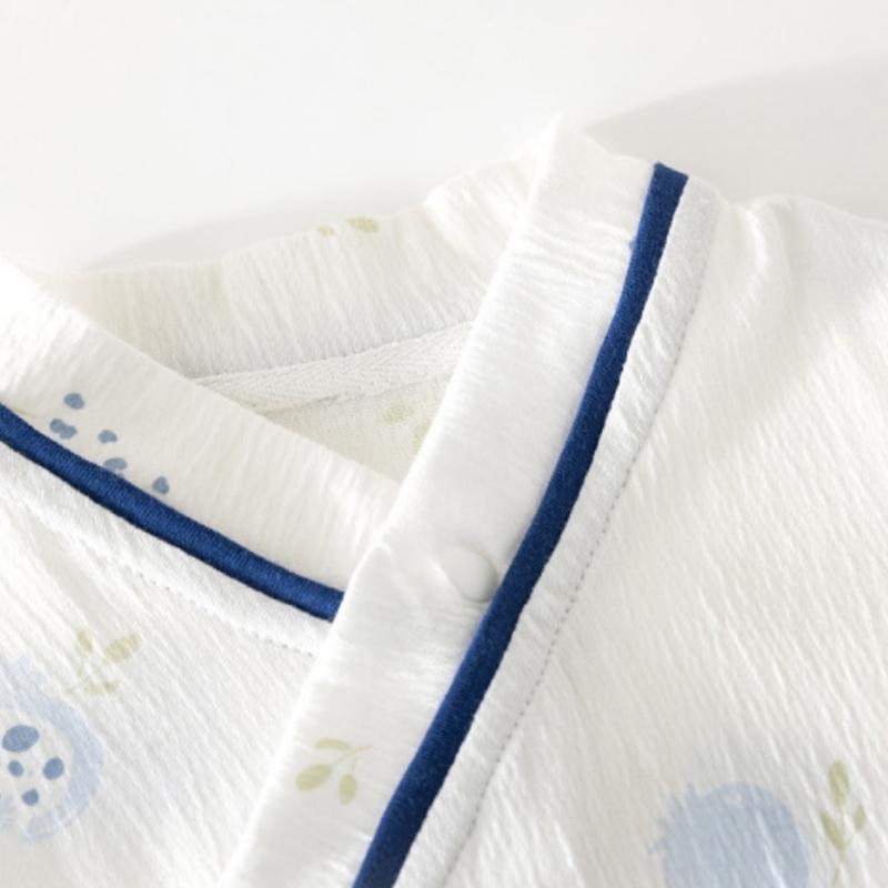 Baby Boys Girls Rompers Summer Thin Newborn Triangle Jumpsuit Cotton Long Sleeve Infant Bodysuit 0-9M Print New Born Bodysuits