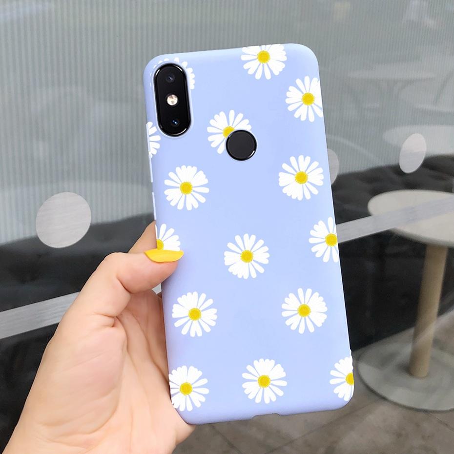 For Xiaomi Mi 8 SE Case Fashion Girl Flower Candy Color Soft Silicone Cover For Xiaomi Mi 8 Lite Phone Cases Mi8 Mi 8 SE Bumper