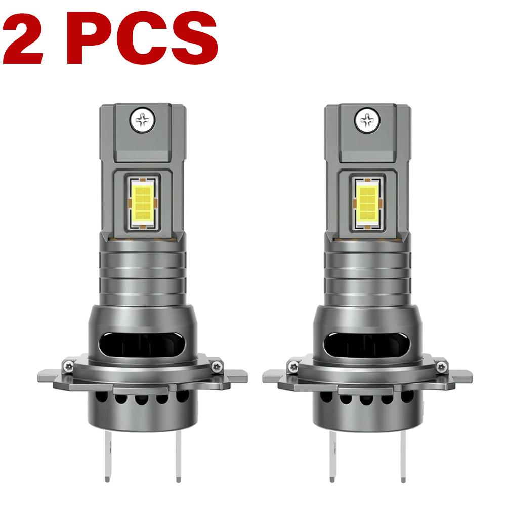 H7 LED Car Headlight Bulbs CSP Chips CANBUS 1300W High Power Wireless Auto Turbo Fan Headlamp Super Bright Foggers Plug&Play 12V With Turbo Fan