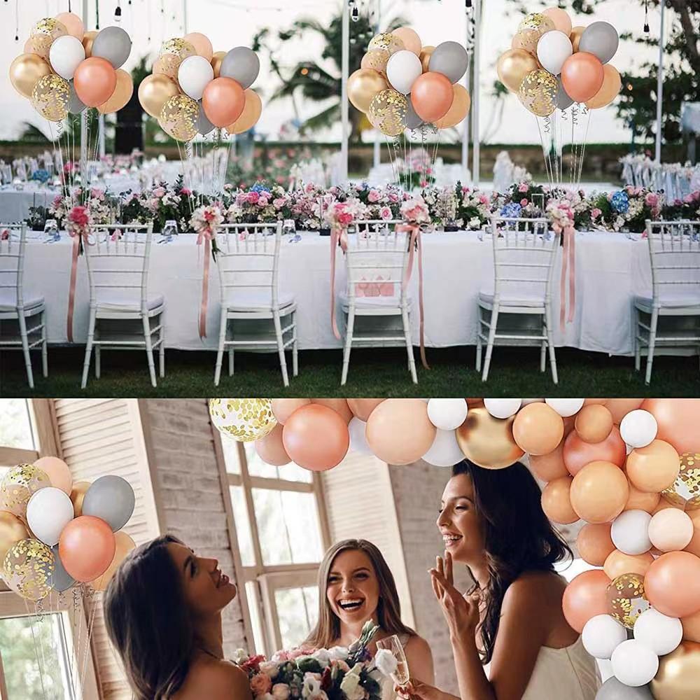 Vintage Latex Balloon Wreath Arch Set Birthday Wedding Party Decorative Balloon