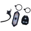 Feu clignotant de vélo à télécommande sans fil Feu arrière pour trottinette électrique Équipement pour la conduite en extérieur