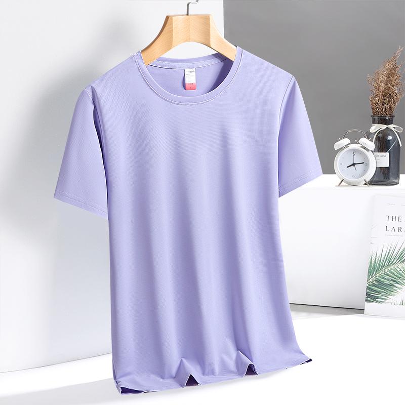2025 Women's Quick-Dry Ice Silk Round Neck T-Shirt - Summer Outdoor Sports with Mugwort Mosquito Repellent