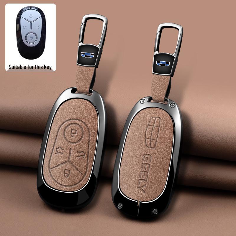 Geely Xingyuan Key Case: Lambskin Protective Bag for 26 Models - Youth, Dream, Freedom, and Exploration Editions.