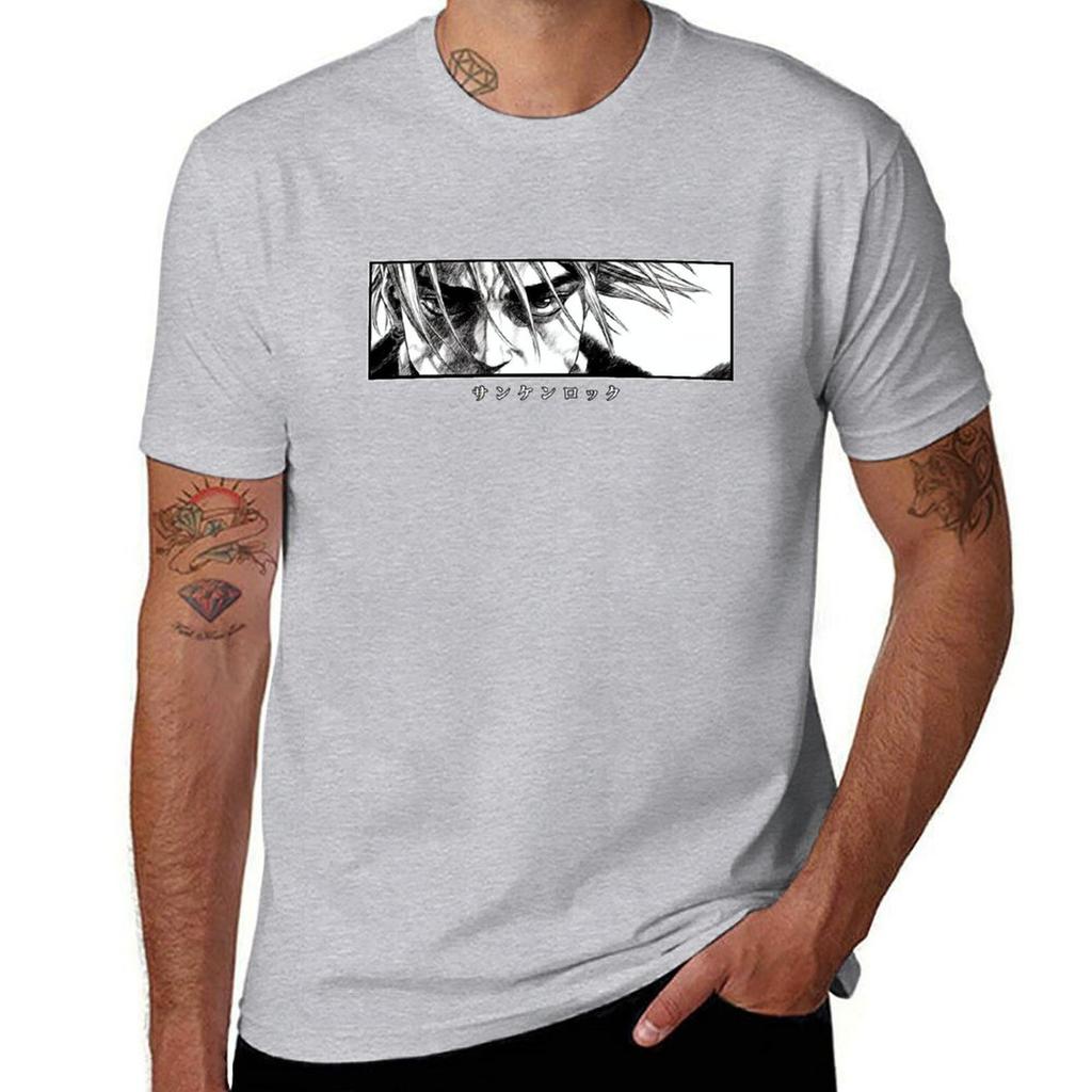 Sun Ken Rock - Stare T-Shirt Graphic T Shirt Vintage Aesthetic Clothing Man Clothes Tshirts for Men
