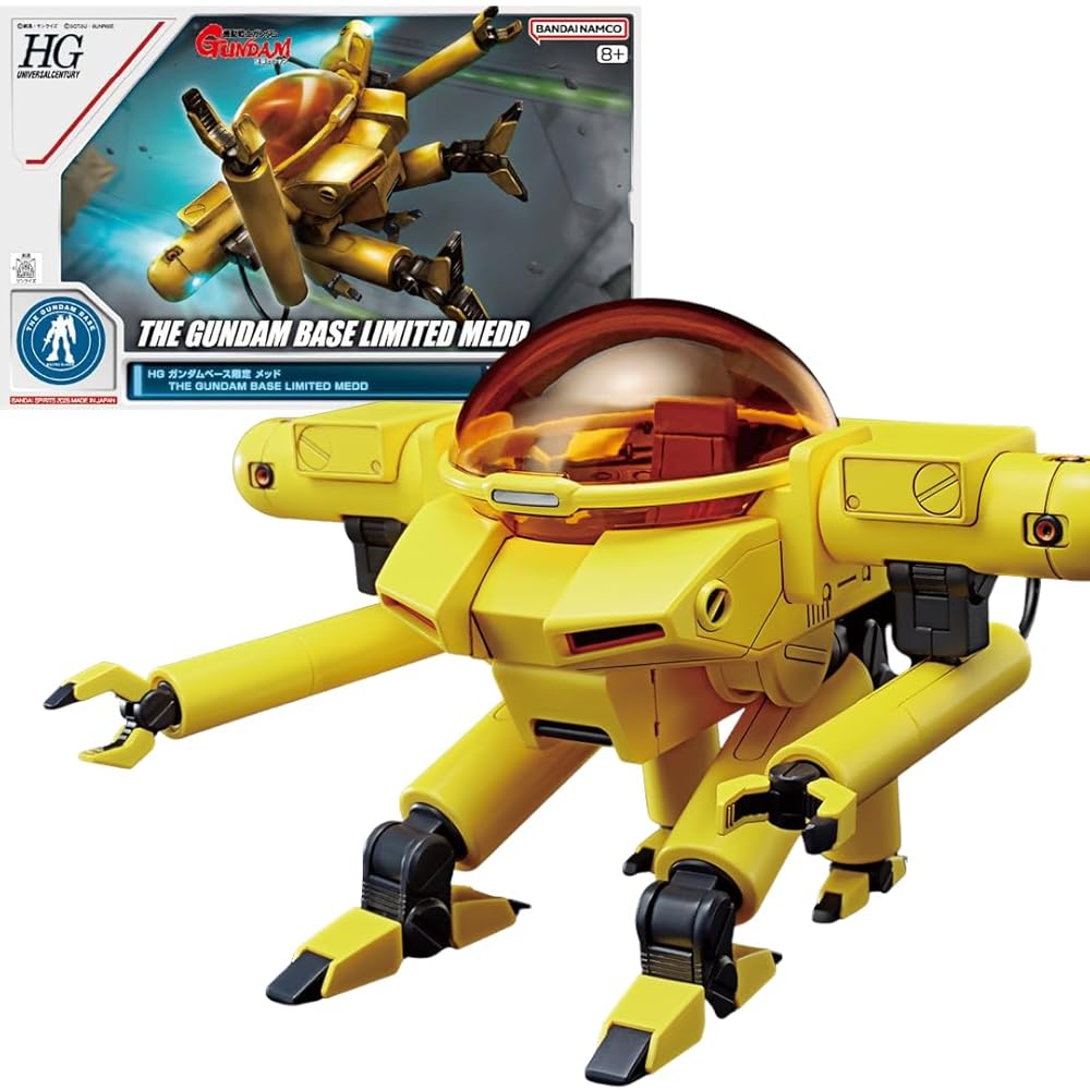 

Bandai Spirits HG 1/144 Gundam Base Limited Med Gundam Model Kit Color-Coded Assembly Required Plastic Model