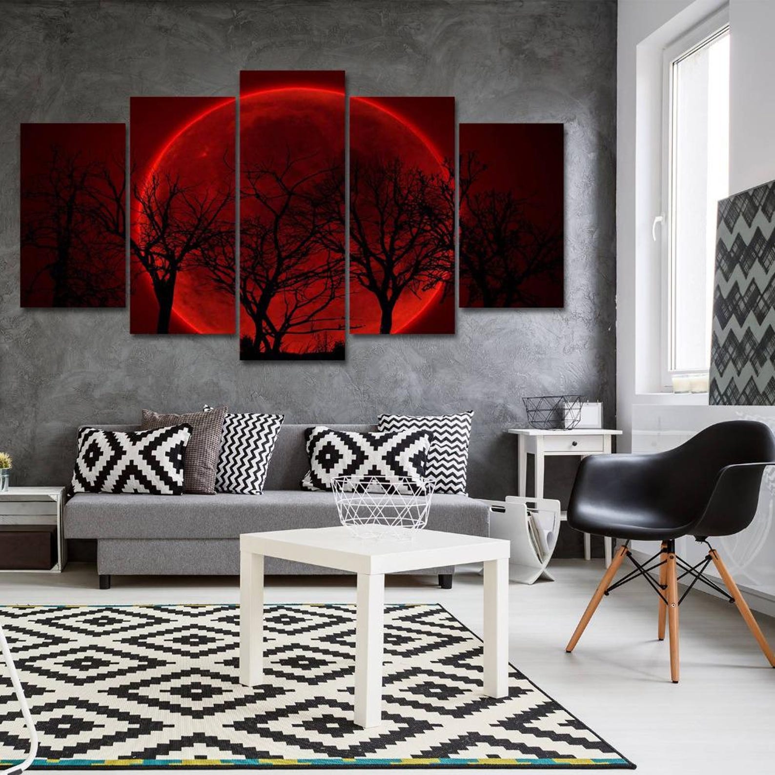 

Interior Wall Art Decor 5 Panel Canvas Painting 20X35 20X45 20X55CM