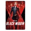 K1Black Widow Film Metallaffisch Plåtburksskylt 20x30cm Platta