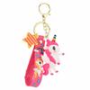 Unicorn Keychain Set with Soft PVC Strap and Metal Ring Durable Decorative Accessory for Bags and Keys Multiple Designs Included