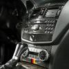 Carbon Fiber Car Central Control Panel Covers For Mercedes Benz C W204 07-10 LB