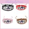 Stylish Kimetsu No Yaiba Leather Bracelet With Inosuke Charm Mixed Materials