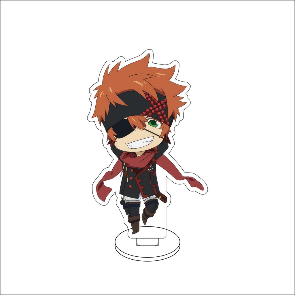 10CM Anime D Gray-man Figure Stand Model Allen Walker/Yu Kanda/Lenalee Lee/Lavi Bookman Jr Cute Desk Decor Standing Sign Gifts
