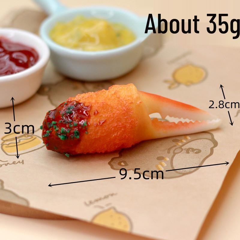 Japanese Tempura Sauce & Fried Shrimp Play Props for Kids' Photography