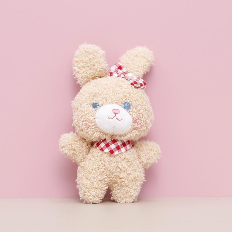 Plush Teddy Bear Keychain Pendant - Wedding Toss or Claw Machine Doll Gift