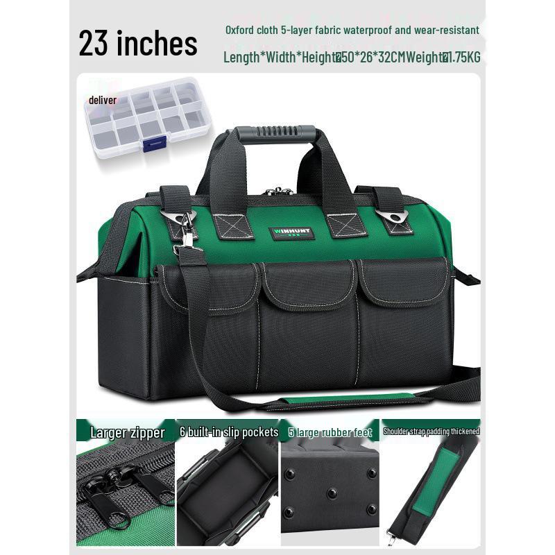 

Electrical Tool Bag - Canvas, Sturdy, Portable, Multifunctional Handheld Storage Toolbox Other