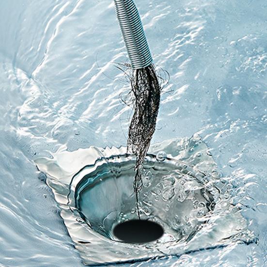 2ks Bagr na kanalizační potrubí Nástroj na odstranění ucpaného odtoku 4 drápy Design Extra dlouhé Ohebné Ohebné zařízení na čištění kanalizačního bagrovacího zařízení