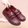 Spring and Autumn new cloth shoes women's single shoes middle-aged and elderly non-slip soft sole one pedal