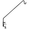 Sturdy Extensible Deck Hook for Hanging Bird Feeders and Plants with Flexible Rotation and Extended Arm for Wide Coverage