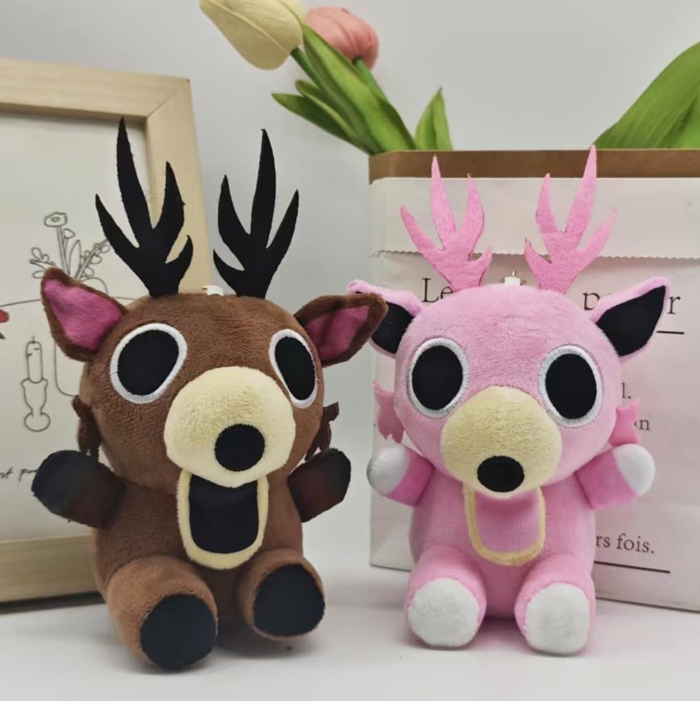 99 Nights in the Forest Plush 99 Days of 15cm Tall Mascot A Detailed Symbol of the Horrifying Survival Game 2 Deer Toy, Survival, - (Includes