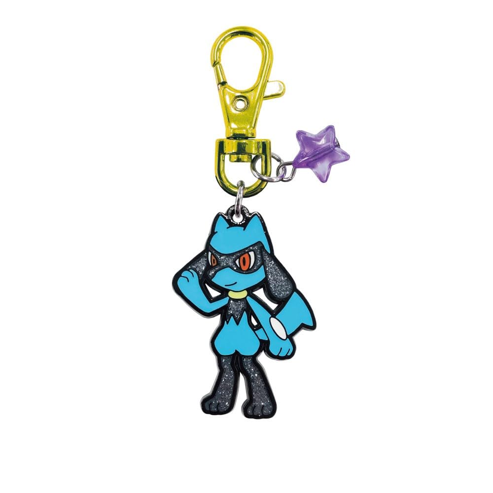 SK Japan Character Fancy Division characterfancy Pokemon Sparkly Metal Keychain Riolu (skjapan section)