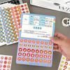 800 Pcs/Bag Cartoon Animals Reward Stickers Self-adhesive Small Red Flowers  Teacher Supplies