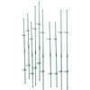 Kit di Pali di Supporto per Piante, 10 Pezzi 40cm 30cm Pali di Supporto per Piante da Giardino con 20 Pezzi Fibbie e 10 Pezzi Tubi di Collegamento per Supportare Pomodori,