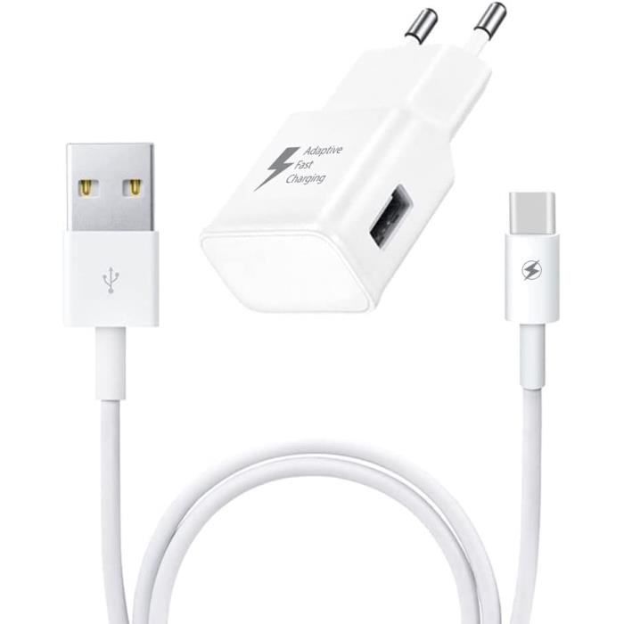 Chargeur Ultra Rapide - Samsung - A54 5G - 3A - Câble TypeC - Sécurité intégrée
