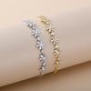 Zircon Snowflake Pull-out Bracelet: Elegant Women's Niche Design