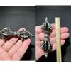 Tibetan Ritual Vajra Demon Subduing Tantric Treasure Pestle Portable Item Antique Stall Small Copper Feng Shui Orn