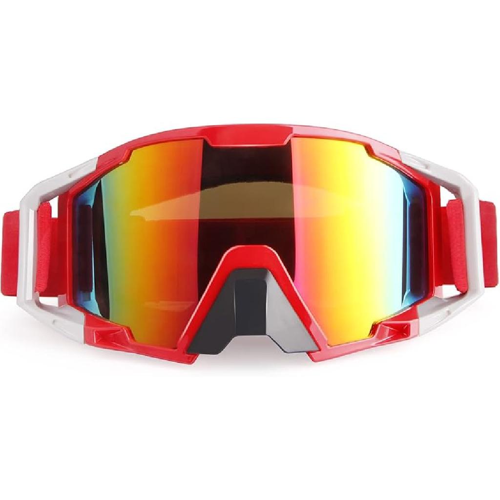 Motorcycle Goggles Motocross Goggles Grip For Helmet Windproof Dustproof Anti Fog Helmet Goggles For ATV Off Road Racing With Cool Look Headwear