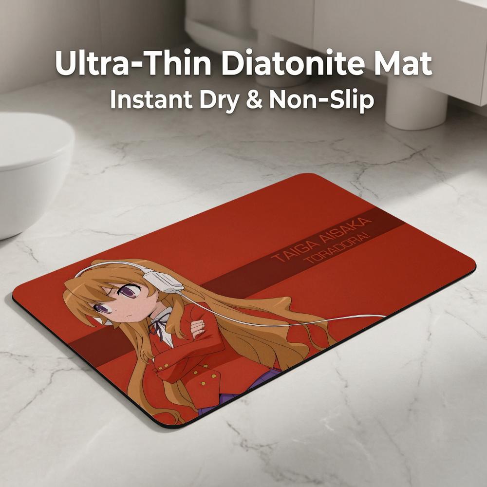 AnimeStudio J-J.C S-STAFF Floor Mat Diatomite Bath Mat, Quick Dry, Absorbent, Multi-Scene Mat