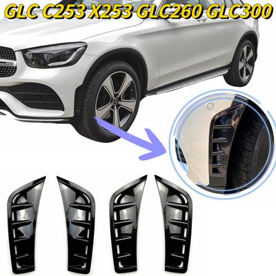 Ön Tampon Rüzgar bıçak Mercedes Benz GLC C253 X253 GLC260 GLC300 2022 2023 Karbon Fiber Görünüm Tampon