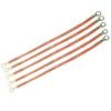 5*Automotive Copper Braided Cable Engine Ground Strap Universal For Cars Trucks