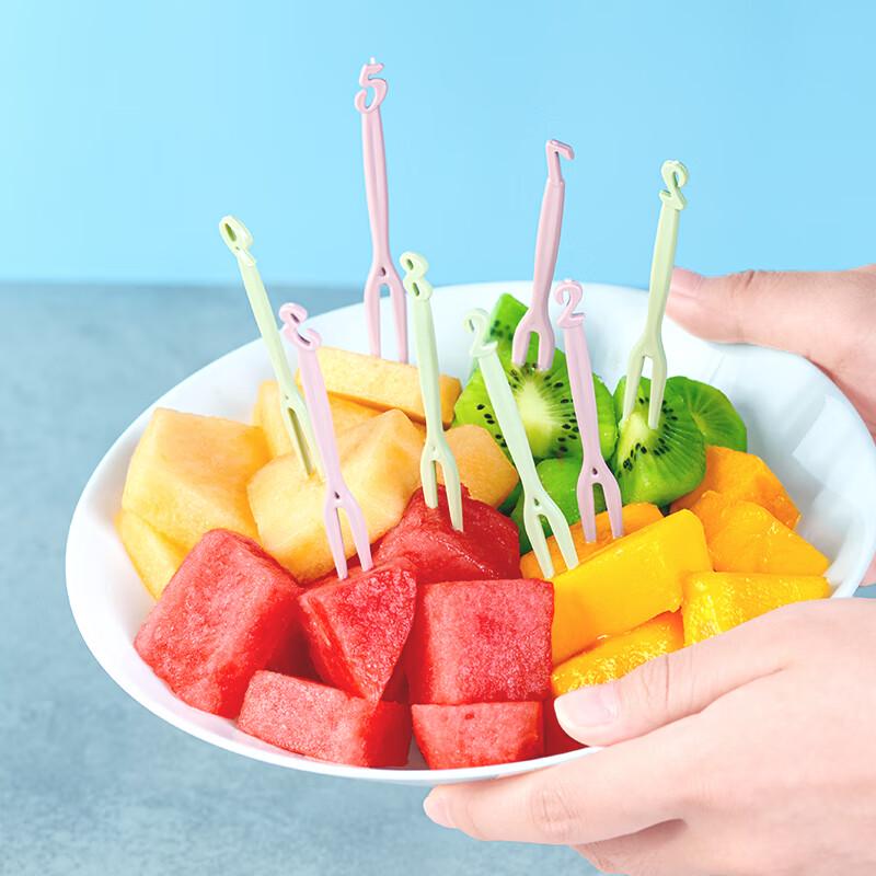 Disposable Cartoon Fruit Forks