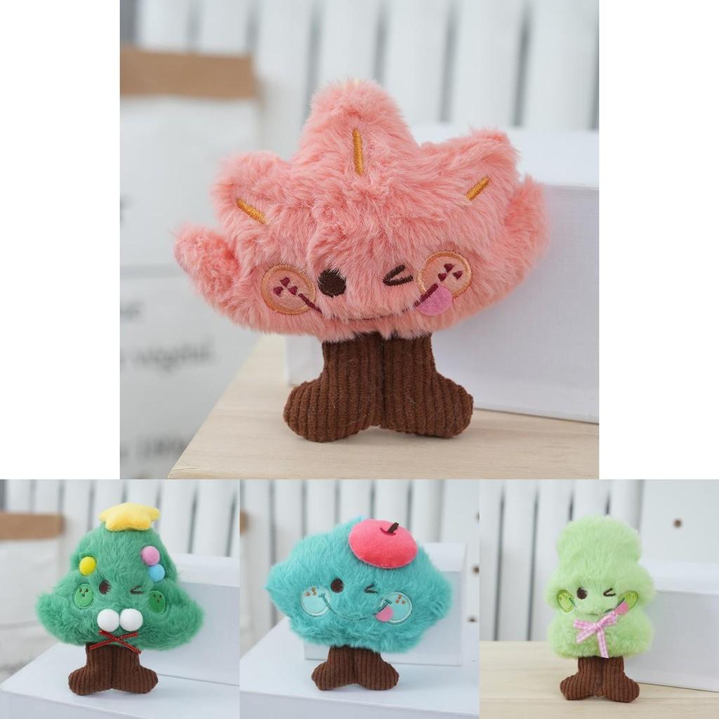 Adorable Plush Forest Series Money Tree Keychain Creative Plush Doll For Couples