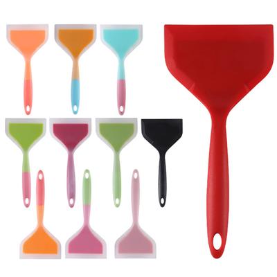 Good Flexibility Cooking Shovel Anti-slip Silicone No Sharp Edges Kitchen Spatula