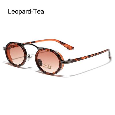 Retro Uv400 Protection Punk Sunglasses Fashion Small Oval Sun Glasses Vintage Eyewear For Women & Men