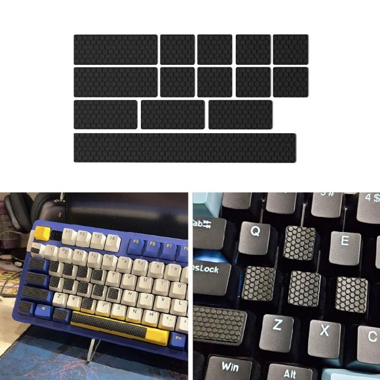 Silicone Keyboards Keycap Protectors AntiSkid Stickers for Reduced Noise and Secure Grip