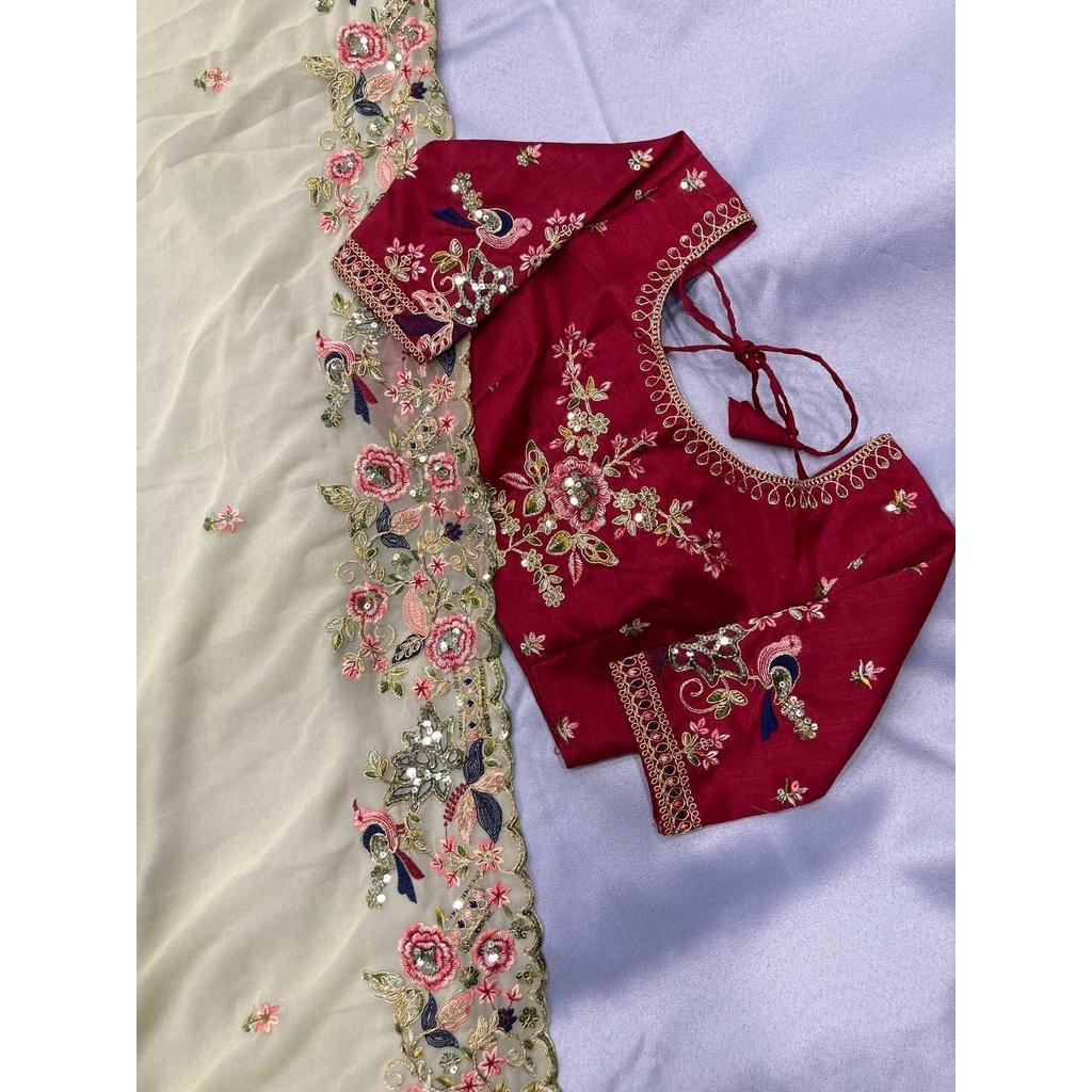 Collezione di Sarees in Georgette per Feste di Designer