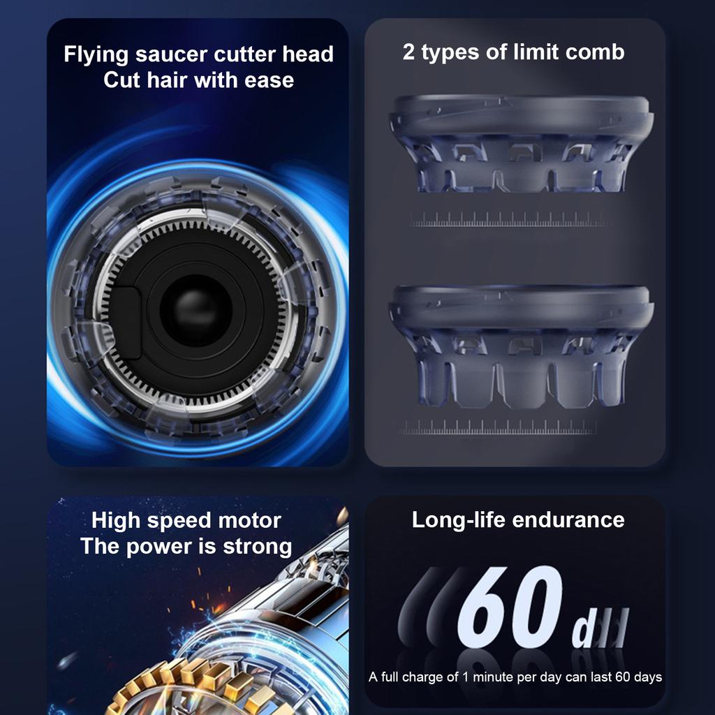 Kabelloser Haartrimmer Tragbarer Haarschnitt Elektrische Haarentfernungsmaschine Elektrische Haarschneidemaschine für Männer Erwachsene Kinder